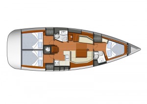 Sun Odyssey 42i layout 1