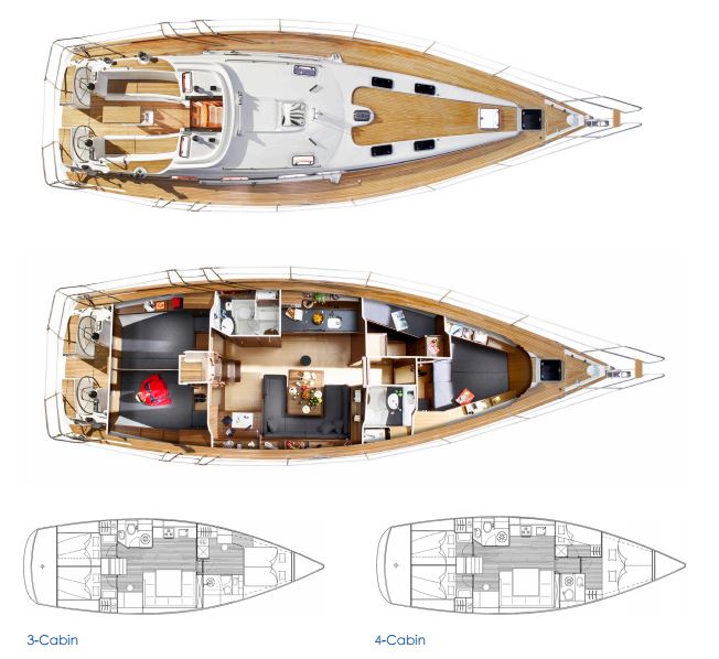 Bavaria Cruiser 47 layout